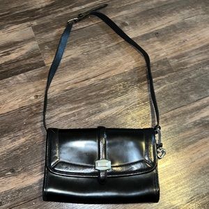• Brighton • Black Bag with Silver Hardware